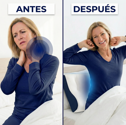 Almohada ergonómica  Lunara3D™  El descanso inteligente para tu cuello